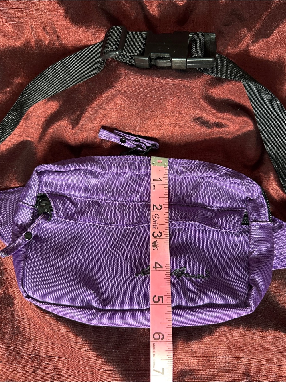 ✨💜 Eddie Bauer Royal Purple Belt Bag Fanny Pack Like New! 🎒 - Picture 7 of 8